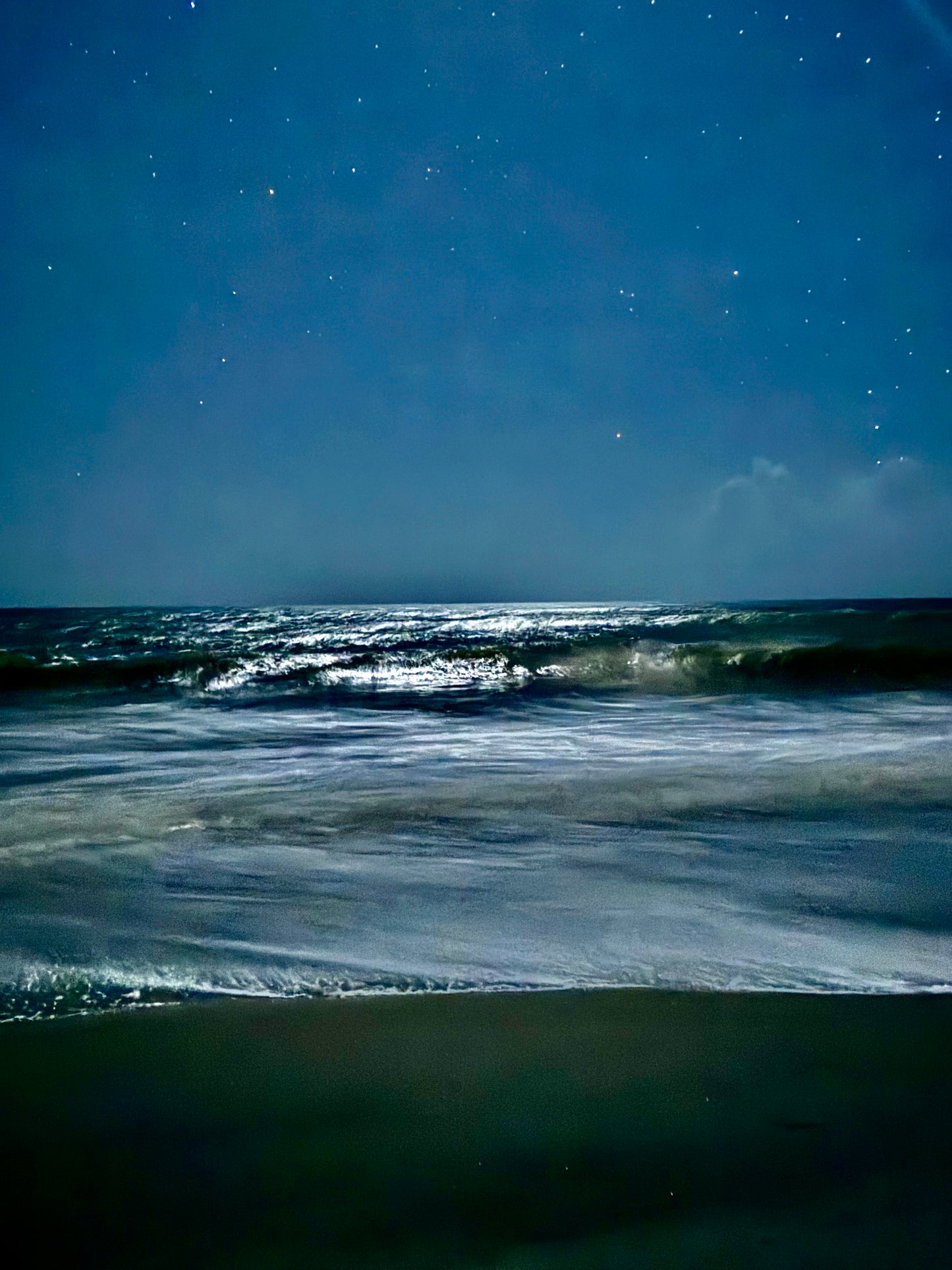 Ocean Night Waves