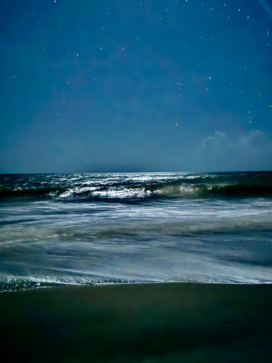 Ocean Night Waves