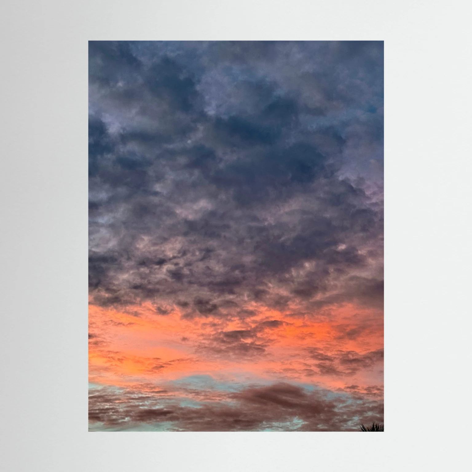 Orange skies