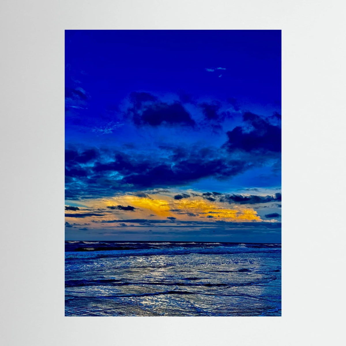 Painted ocean Skies