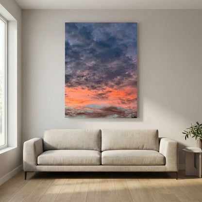 Orange skies